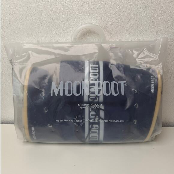 Moon Boot Icon Nylon Snow Boots Navy Blue Unisex EU 42-44 US 9-10.5 w/ bag main image 9